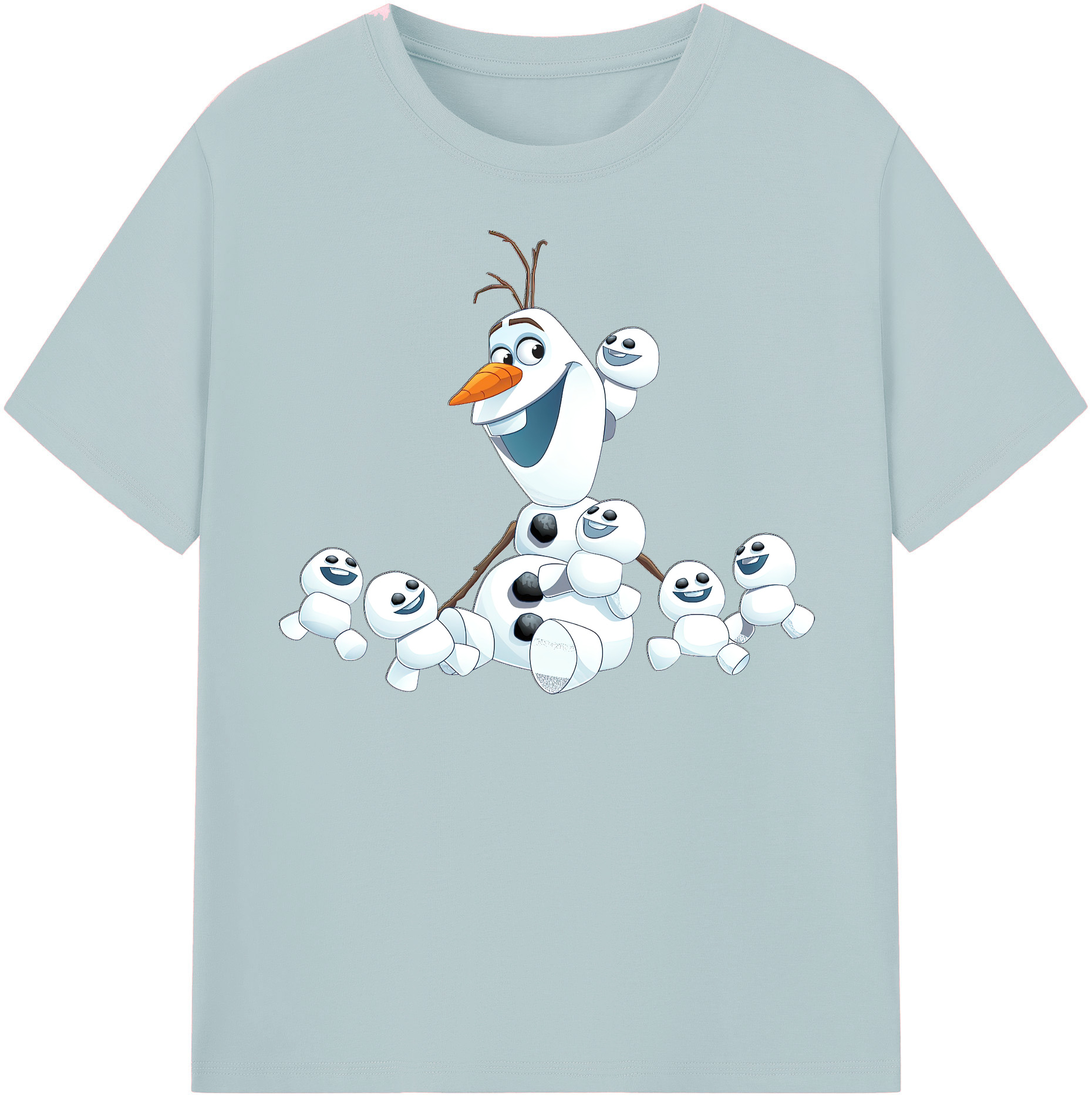 （画像用） アナと雪の女王 アンナ エルサ Frozen Anna Elsa 綿100％半袖Tシャツ（フロントプリント）